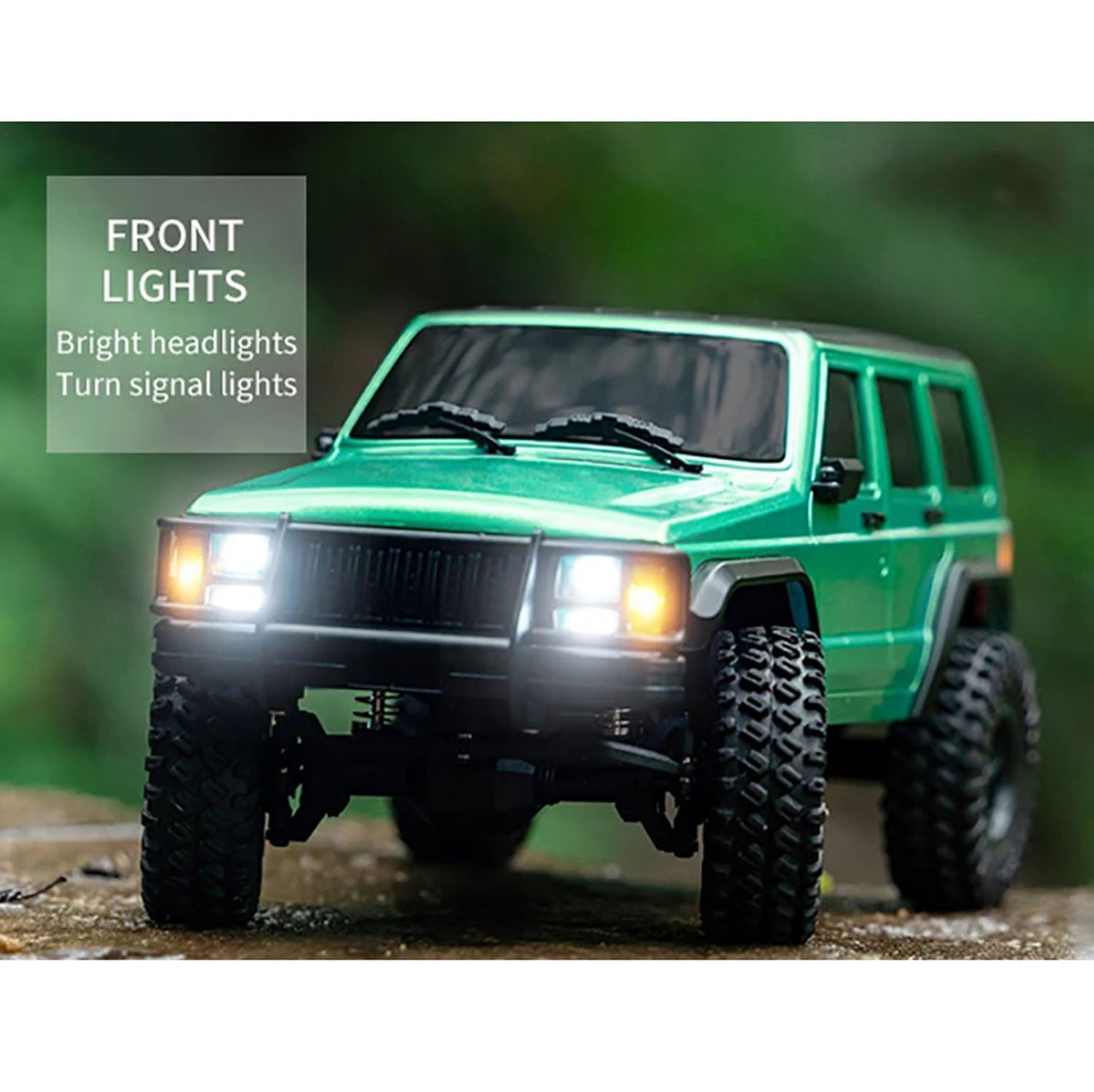 1/18 Allradantrieb Fernbedienung Rock Crawler 8562 RC Multi-Terrain Off Road Auto 3-Gang-Motor ESC Servo Lichtsystem Batterie
