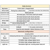 1/8 TRACTION HOBBY Remote Control Off Road Car KM5 RC Crawler Portal Axle Differential Lock AWD 2Speed Gearbox 775 Brushed Motor