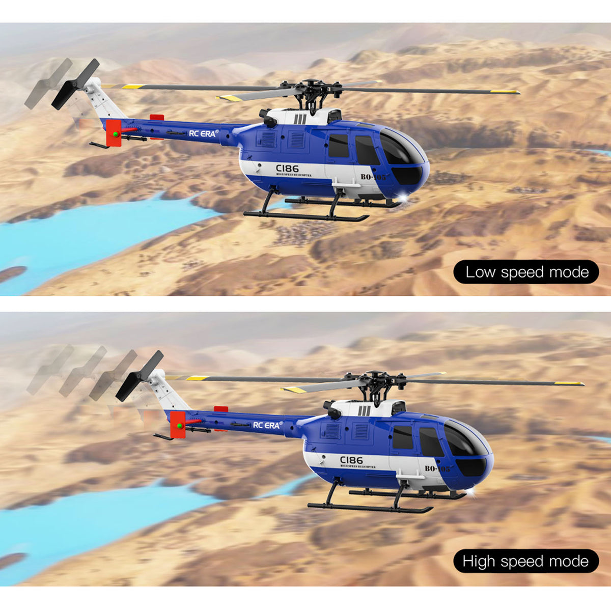 RC ERA 1/48 4CH Fernbedienung Hubschrauber C186 Gyroskop One Key Start Barometer Batterie Modell Flugzeug Spielzeug für Erwachsene