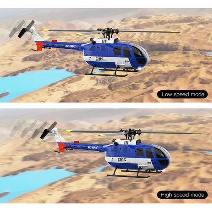 RC ERA 1/48 4CH Fernbedienung Hubschrauber C186 Gyroskop One Key Start Barometer Batterie Modell Flugzeug Spielzeug für Erwachsene