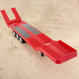 Free Fast Shipping 3 Axle Plastic Semi Trailer Flatbed 1502 for 1/18 Remote Control Tractor Truck HUINA 1501 RC Car Model Upgrade Parts