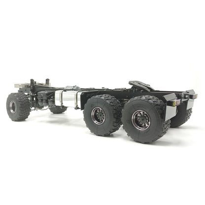 JDM-218B 1/14 6*6 Funkgesteuerter Geländewagen-Bausatz Metallchassis Differentialsperren RC-LKW-Modell Kunststoff-Autoschale