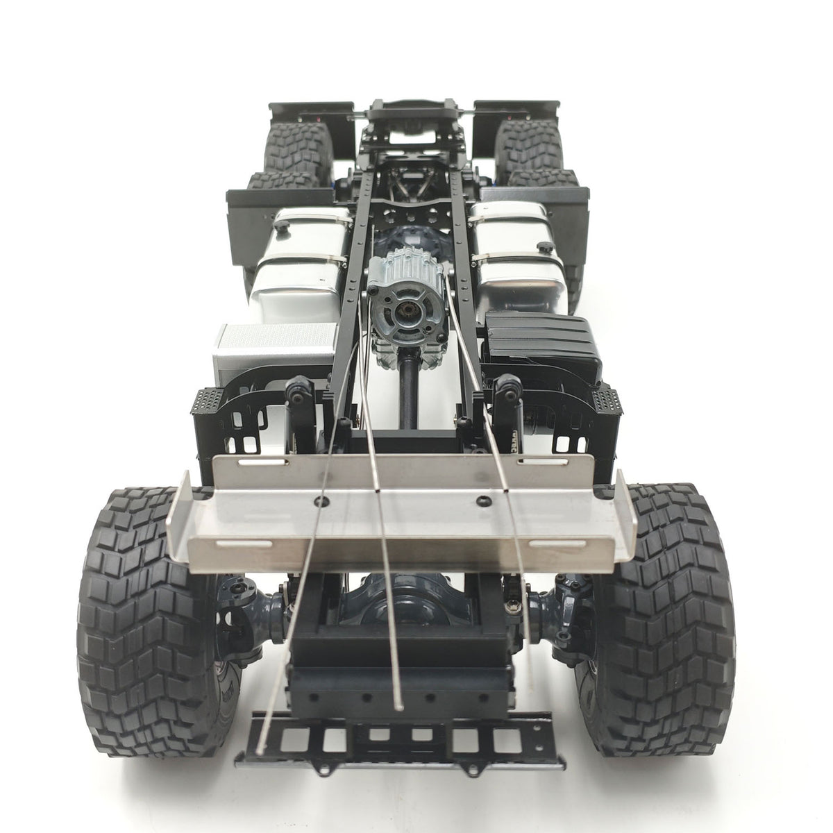 JDM-218B 1/14 6*6 Funkgesteuerter Geländewagen-Bausatz Metallchassis Differentialsperren RC-LKW-Modell Kunststoff-Autoschale