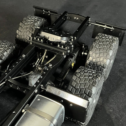 JDM-218B 1/14 6*6 Funkgesteuerter Geländewagen-Bausatz Metallchassis Differentialsperren RC-LKW-Modell Kunststoff-Autoschale