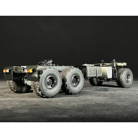 JDM-218B 1/14 6*6 Radio Controlled Off Road Tractor Truck Kit Metal Chassis Differential Locks RC Lorry Model Plastic Car Shell