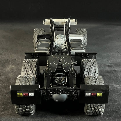 JDM-218B 1/14 6*6 Funkgesteuerter Geländewagen-Bausatz Metallchassis Differentialsperren RC-LKW-Modell Kunststoff-Autoschale