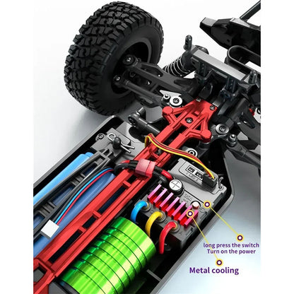 70 km/h High Speed SCY 16103Pro 1/16 AWD Fernbedienung Off-Road-Auto PVC Shell Splash Schutz ESC RC Modell Fahrzeug Outdoor Spielzeug