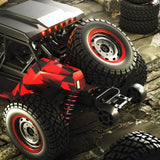 SCY 16106 1/16 Remote Control Off-Road Car AWD RC Electric Desert Truck Light System Charging Protection RC390 Motor 30A ESC