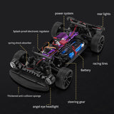 35KM/H SCY 16302 1/16 4*4 RC Drift Vehicle Radio Controlled Model Vintage Car Metal Center Drive Shaft Low Voltage Cutoff