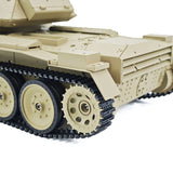 1/16 RC Battle Tank CoolBank Crusader MK III 2.4G Remote Control RTR Military Tank Model 360degree Turret Rotary Smoke Sound Lights