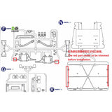 6PCS Side LED Light for TAMIYA 1/14 RC Tractor Truck Grand Hauler 56344 DIY Remote Control Lorry Car Model