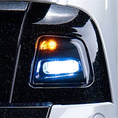 Plastic LED Built-in Spotlight for 1/14 DIY RC Tractor Truck FH16 XL750 Construction Car 56360 56362 56375 Road Rescue Vehicle Model