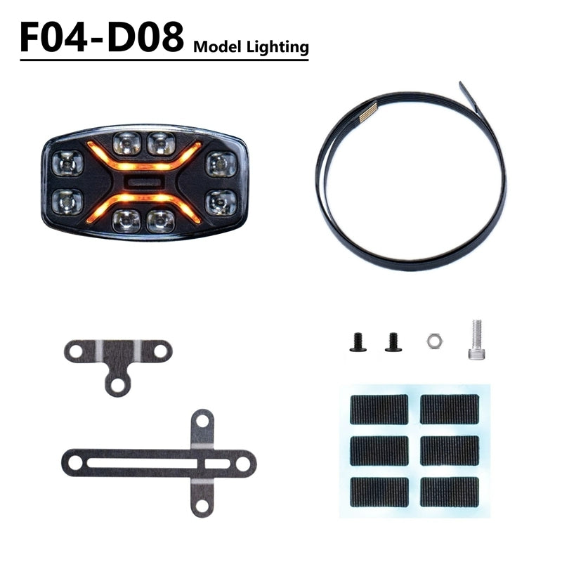 Plastic LED Lamp Spotlight for 1/14 DIY RC Tractor Truck 770S 3363 FH16 Hydraulic Dumper Loader Trailer Crawler Car Model