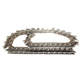 Full Metal Tracks for 1/14 Radio Control Hydraulic Bulldozer JDM-98 RC Engineering Vehicles DIY Model Optional Upgraded Part