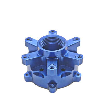 CNC Aluminum Spoke Front Rear Wheel Hub for 1/14 RC Tractor Truck 56379 56366 56344 56356 Model Lorry Upgrade Part