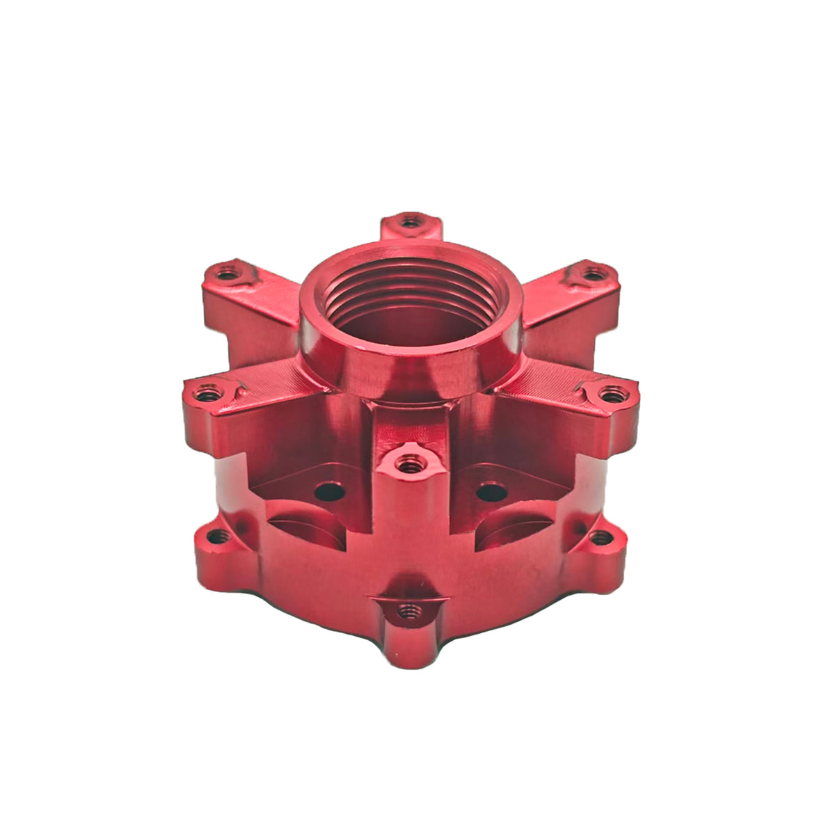 CNC Aluminum Spoke Front Rear Wheel Hub for 1/14 RC Tractor Truck 56379 56366 56344 56356 Model Lorry Upgrade Part