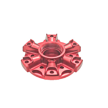 CNC Aluminum Spoke Front Rear Wheel Hub for 1/14 RC Tractor Truck 56379 56366 56344 56356 Model Lorry Upgrade Part