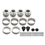 Metal Wheel Hub for JDM-81 100mm Off Road Tire 1/14 DIY TAMIYA Remote Control Tractor Truck 56371 56344 56379 Model Refit Part