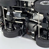 1/14 8x8 Remote Control Tractor Truck 2Speed Transmission RC Lorry Engineering Vehicle Metal Chassis Light Sound System