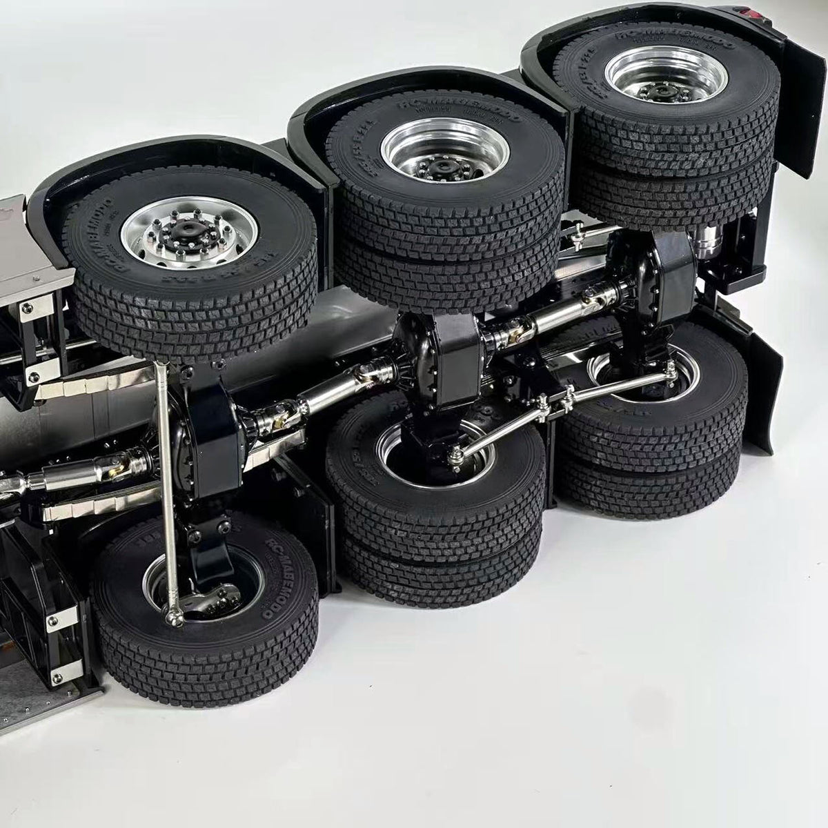 1/14 8x8 Remote Control Tractor Truck 2Speed Transmission RC Lorry Engineering Vehicle Metal Chassis Light Sound System