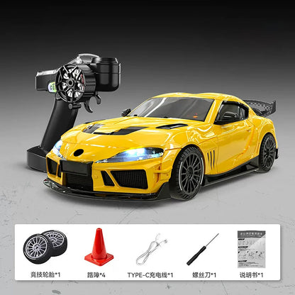JXC 1/43 4WD Remote Control Drifting Car SP4301 RTR Light System Motor ESC Servo Gift For Beginner Advanced Player No Sounds
