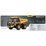 1/50 Electric Remote Control Dump Truck RC Construction Vehicle Tipper RTR Model Lights Sounds Effect Gift For Adult