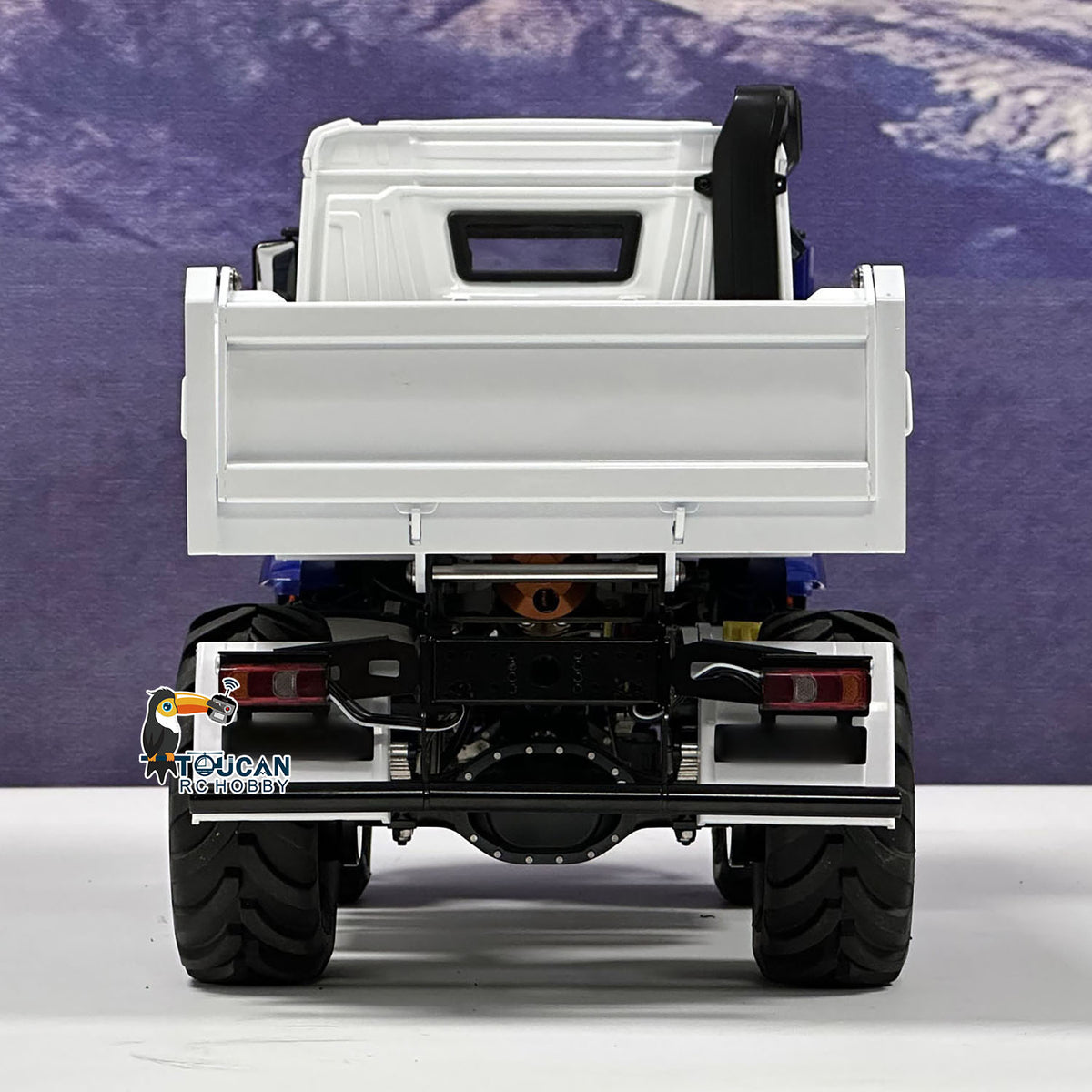 TOUCAN RC HOBBY 3363 MD 1/14 4x4 Metal Remote Control Hydraulic Dumper 2Speed Gearbox Differential Locks RC Tipper Model ST8 Radio Light Sound