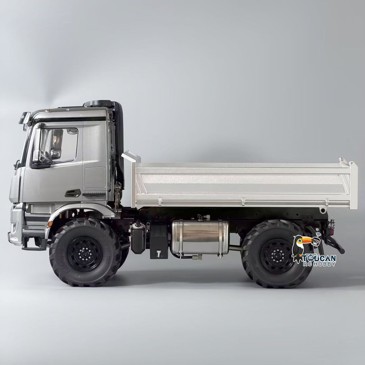 TOUCAN RC HOBBY MD 3363 1/14 4x4 Metal RC Dumper Remote Control Hydraulic Tipper 2Speed Gearbox Differential Locks ST8 Remote Controller for Adults