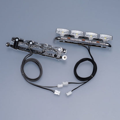 1/14 Kunststoff-Vorderseite 5V Scheinwerfer für DIY Tamiya SC 770S Fernbedienung Traktor LKW 56368 56371 RC LKW Auto Modell Teile
