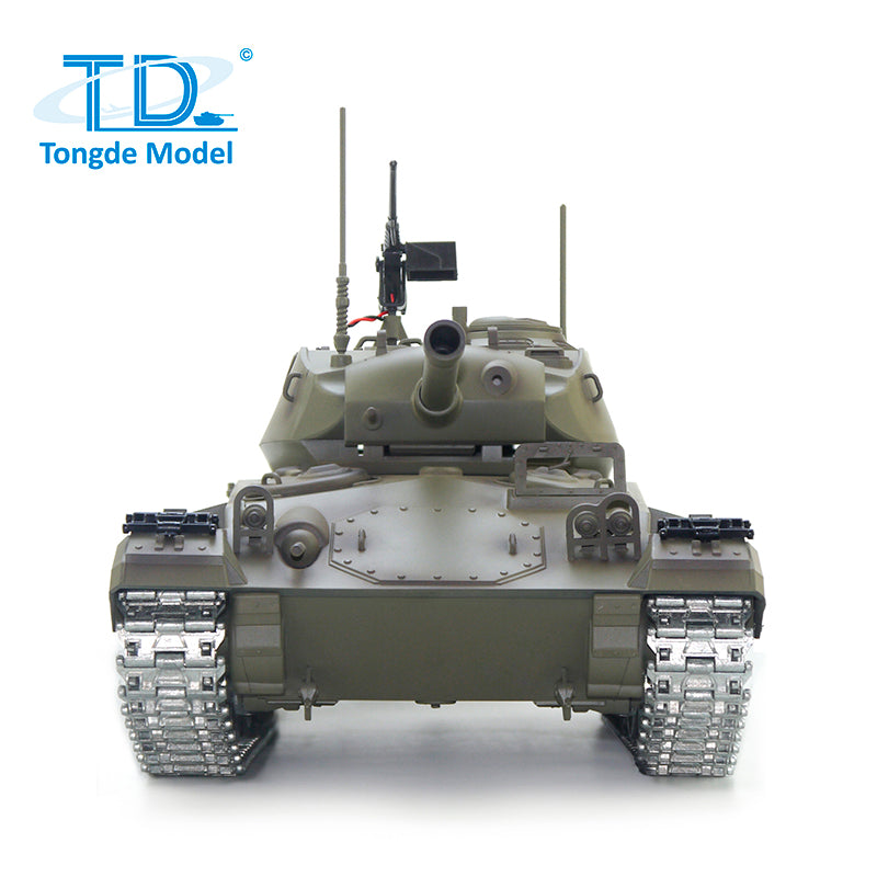 TOUCAN RC HOBBY Tongde M24 Chaffee 1/16 Remote Control Light Tank Infrared Combating System Turret Rotate