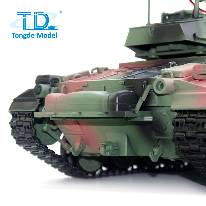 TOUCAN RC HOBBY Tongde M24 Chaffee 1/16 Remote Control Light Tank Infrared Combating System Turret Rotate