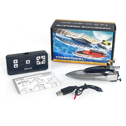 RC 2,4 G Hoverboot, ferngesteuertes Mini-Boot, Doppelpropeller, elektrisches Schiffsspielzeug, fahrbereit, lackiert und montiert
