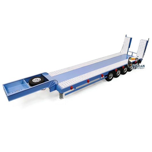5 Axles Metal Semi-trailer for 1/14 RC Tractor Truck Remote Control Dumper Cars