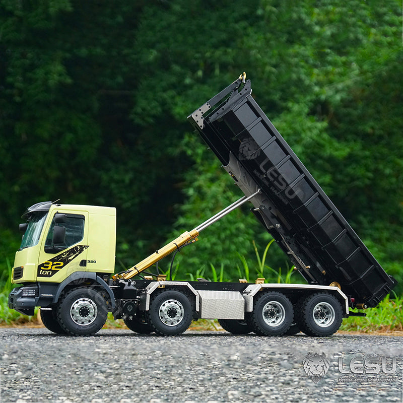 TOUCAN RC HOBBY LESU 1/14 8x8 Roll On/Off Hydraulic RC Dumper Radio Controlled Tipper Truck Model