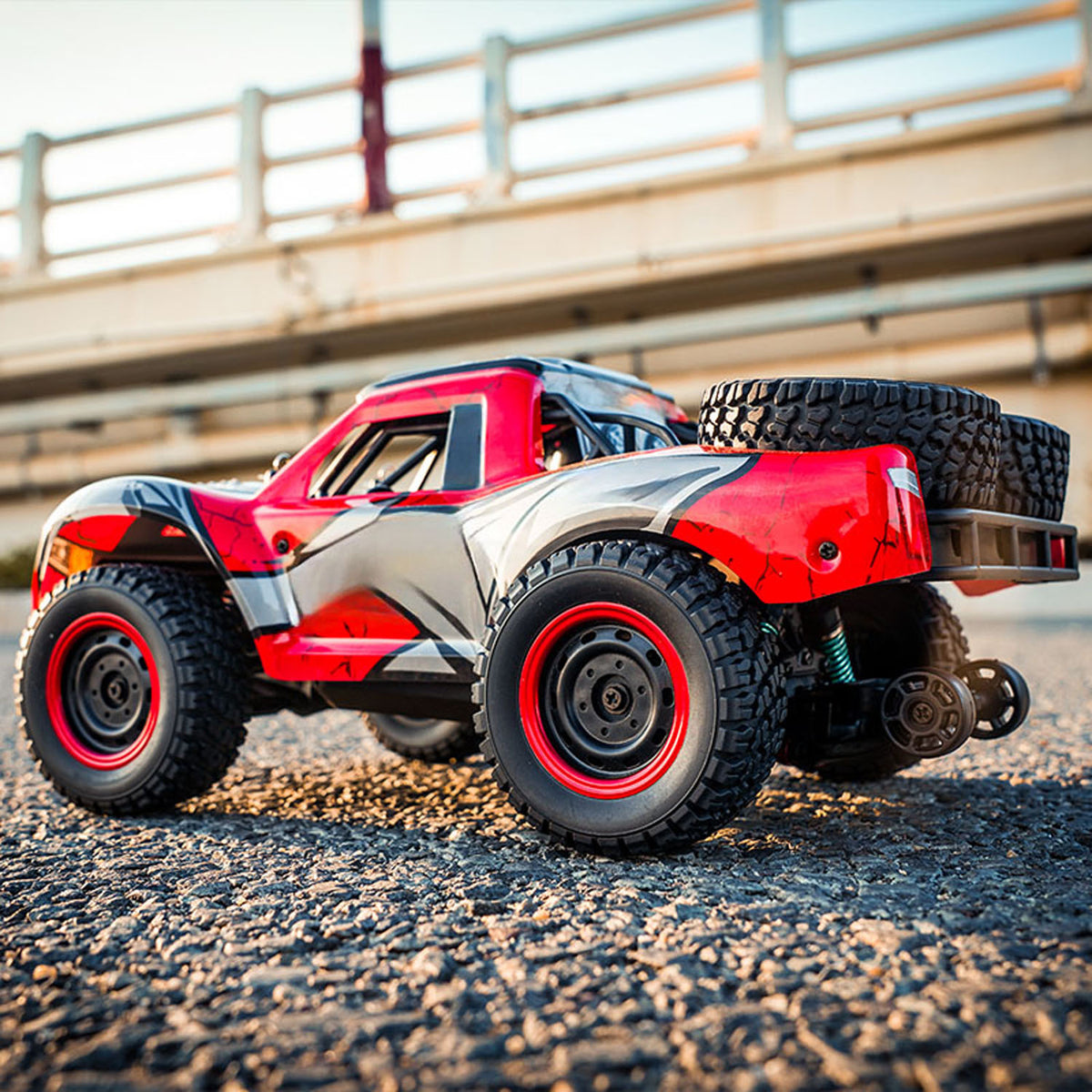 TOUCAN RC HOBBY 1/14 2.4GHz Remote Control High Speed Car 48KM/H 4*4 Off Road Vehicle Q130A RTR Car Carbon Brush Motor ESC LED Lights Battery