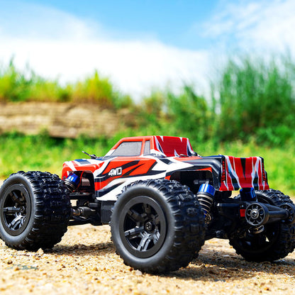 1/20 Fernbedienung Hochgeschwindigkeits-Geländewagen 40km/h 2,4G RC 4WD Auto C8811 Bürstenloser Motor ESC Heberad Metallwelle RTR