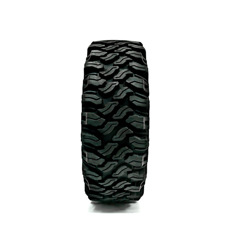Metall Silber Ice CNC Felge Radnabe Vorderachse Schutzplatte 2,8 Zoll M/T Hochleistungsreifen für RC 1/6 SIXER1 Crawler Car
