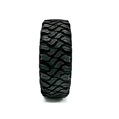 Metall Silber Ice CNC Felge Radnabe Vorderachse Schutzplatte 2,8 Zoll M/T Hochleistungsreifen für RC 1/6 SIXER1 Crawler Car