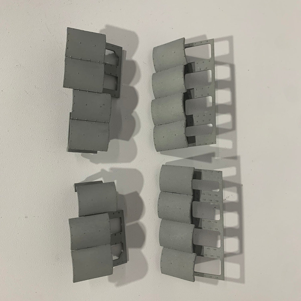 Metal Turret Tiles TUSKI Upgraded Accessory Set for 1:16 Radio Control Battle Tank Abrams 3918 Model DIY Decorative Spare Parts
