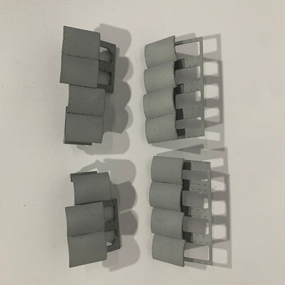 Metal Turret Tiles TUSKI Upgraded Accessory Set for 1:16 Radio Control Battle Tank Abrams 3918 Model DIY Decorative Spare Parts