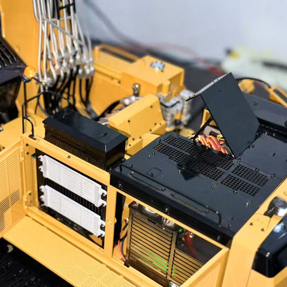 TOUCAN RC HOBBY 1/14 Metal Remote Control Hydraulic Tracked Excavator 385CF RC Digger Brushless Motor Light System Flysky PL18EV LITE Radio