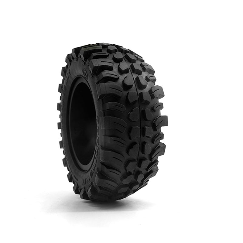Metall Silber Ice CNC Felge Radnabe Vorderachse Schutzplatte 2,8 Zoll M/T Hochleistungsreifen für RC 1/6 SIXER1 Crawler Car