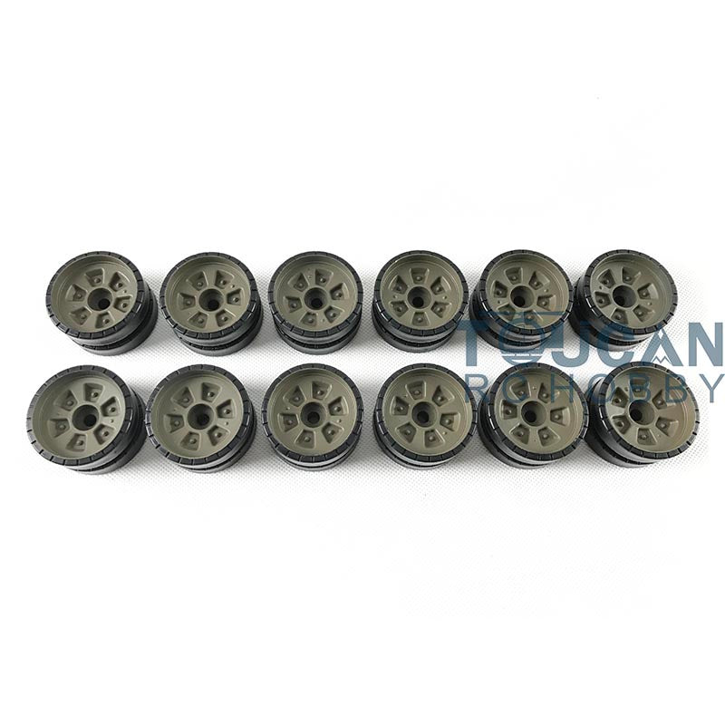 Plastic Tracks Sprockets Idler Road Wheels Accessories Pack For HL 1/16 Russian T90 3938 RC Vehicle Tank Replacement Parts