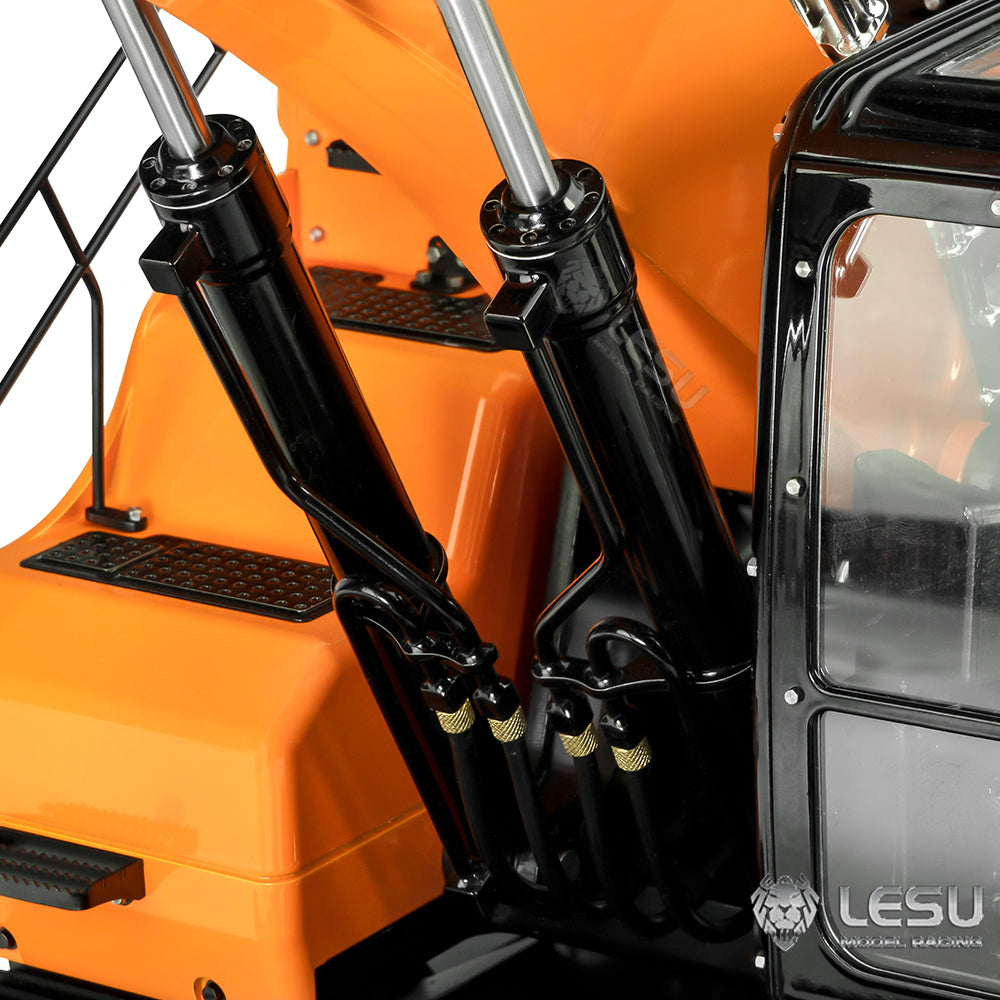 TOUCAN RC HOBBY Metal LESU 1/14 RC Hydraulic Equipment Excavator ET26B 2 Arms Remote Controlled Digger DIY Car Assembled Painted Model