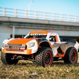 1/14 2.4G RC High Speed Off Road Vehicle 70KM/H Wireless Control 4WD Car Q130B Brushless Motor Servo Battery LED Lights RTR