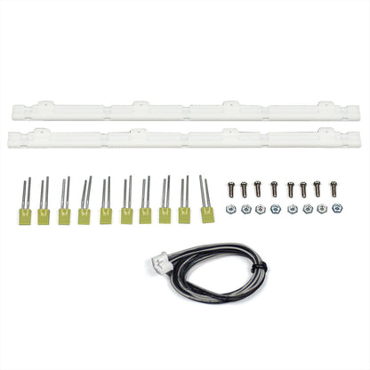 3V LED Kunststoff Seitenschweller Lichtleiste 5 Perlen für 1/14 DIY TAMIYA RC Traktor LKW Modell FH16 R620 Anhänger Engineering Fahrzeug Auto