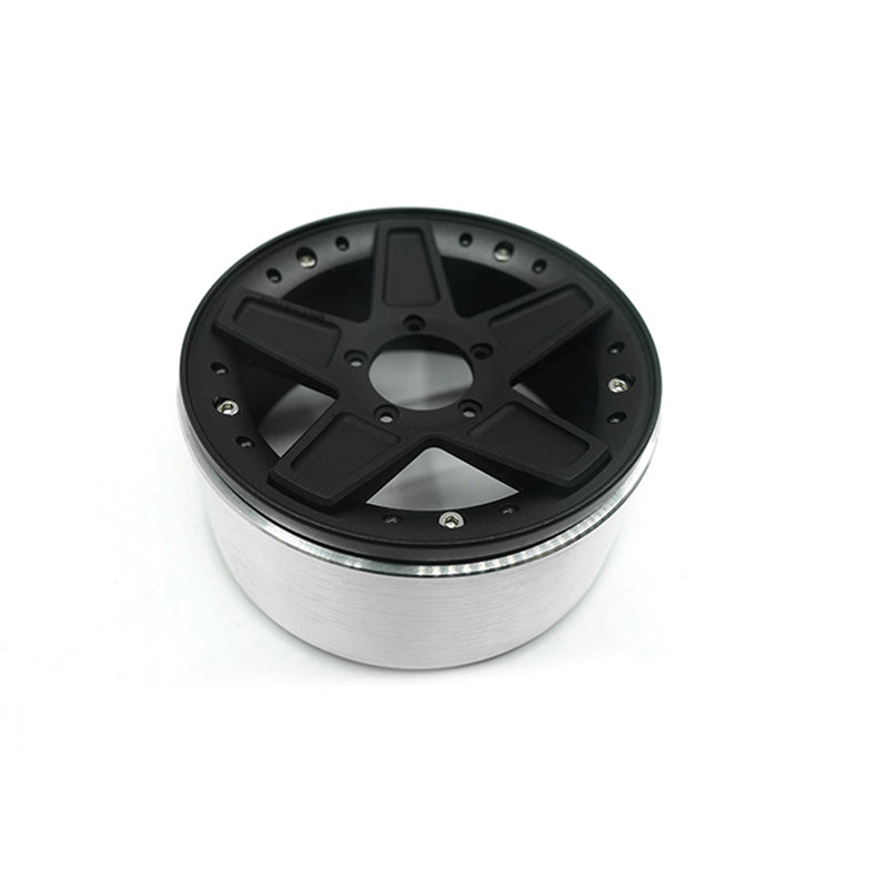 Metall-Frontluftgitter-Haubenstange, 2,8-Zoll-Nabe, verbesserte Wellen und Gehäuse für das Verteilergetriebe für 1/6 CAPO RC SIXER1 Crawler-Automodell