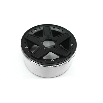 Metall-Frontluftgitter-Haubenstange, 2,8-Zoll-Nabe, verbesserte Wellen und Gehäuse für das Verteilergetriebe für 1/6 CAPO RC SIXER1 Crawler-Automodell