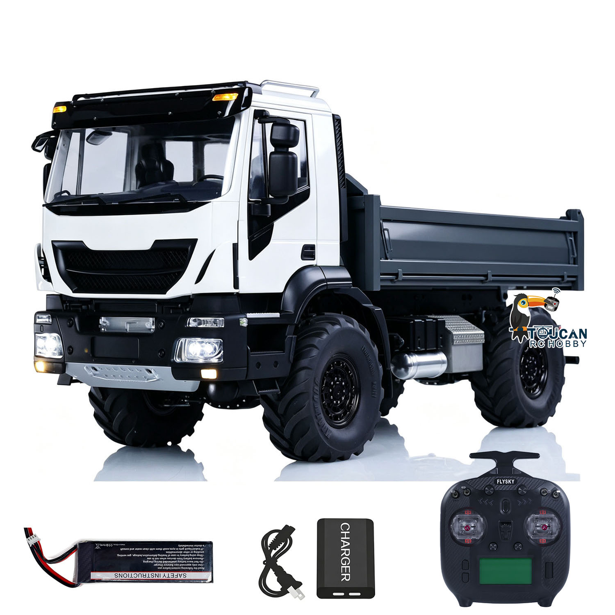 Metall 4x4 1/14 RC Hydraulischer Dumper Elektro-LKW Ferngesteuerter Kipper Dumper Auto Hobbymodelle DIY PNP Sonderversion