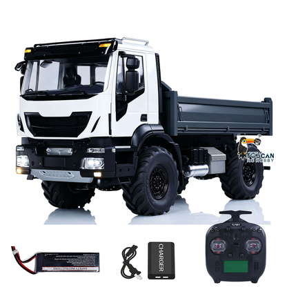 Metall 4x4 1/14 RC Hydraulischer Dumper Elektro-LKW Ferngesteuerter Kipper Dumper Auto Hobbymodelle DIY PNP Sonderversion
